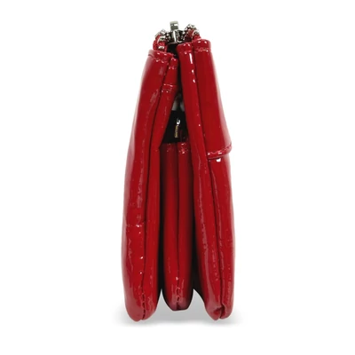Zellia Női Pénztárca Hz-127 K892 - 2166 -Aurora Red - Piros Lakk