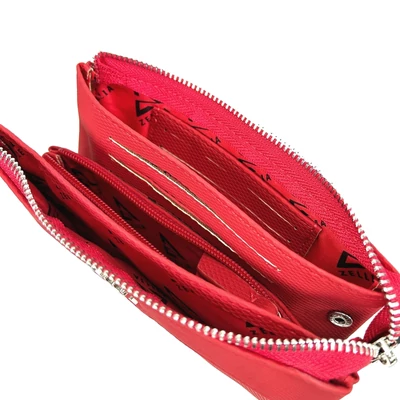 Zellia Női Pénztárca Hz-127 D217 - 2181D - Red - Piros