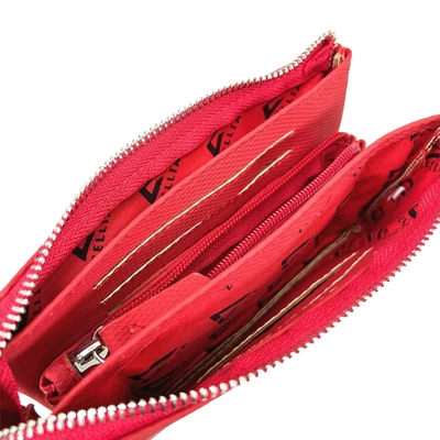 Zellia Női Pénztárca Hz-127 D217 - 2181D - Red - Piros