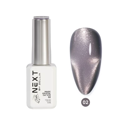 Next By Zellia Gél Lakk 10Ml - Magic Crystal Cat Eye - 002 - Hema/TPO mentes