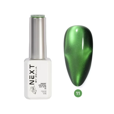 Next By Zellia Gél Lakk 10Ml - Magic Crystal Cat Eye - 011 - Hema/TPO mentes