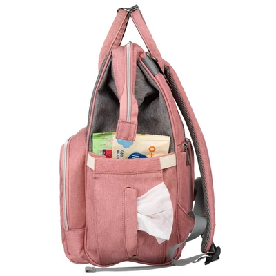 Peterson Női Hátizsák Ptn Mb3-6012 Gray-Pink - Szrke-Rózsaszín