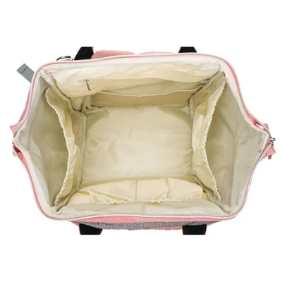 Peterson Női Hátizsák Ptn Mb3-6012 Gray-Pink - Szrke-Rózsaszín