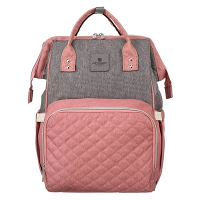 Peterson Női Hátizsák Ptn Mb3-6012 Gray-Pink - Szrke-Rózsaszín