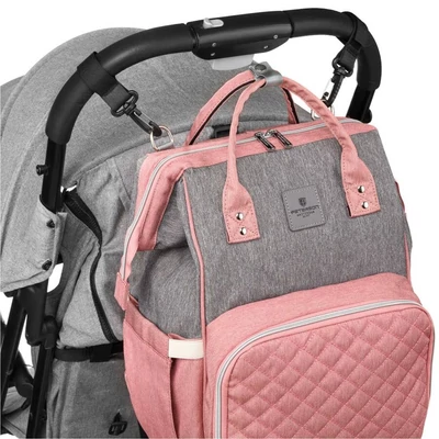 Peterson Női Hátizsák Ptn Mb3-6012 Gray-Pink - Szrke-Rózsaszín