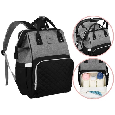 Peterson Női Hátizsák Ptn Mb3-6029 Gray-Black - Szürke-Fekete