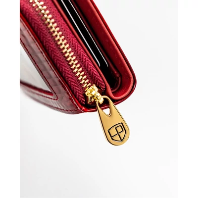 Peterson Női Bőr Pénztárca Ptn Ph33-3-Rs-1580 Red - Piros-Fekete