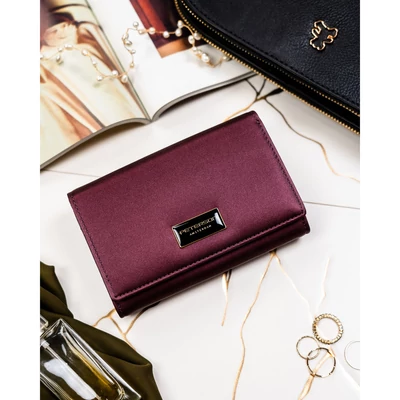 Peterson Női Pénztárca - Echo És Természetes Bőr Ptn Ps112-Hnl-2920 Purple