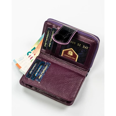 Peterson Női Bőr Pénztárcaptn Ps115-Fds-1848 Purple - Lila