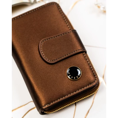 Peterson Női Pénztárca - Echo És Természetes Bőr Ptn Ps115-Hnl-2944 Brown