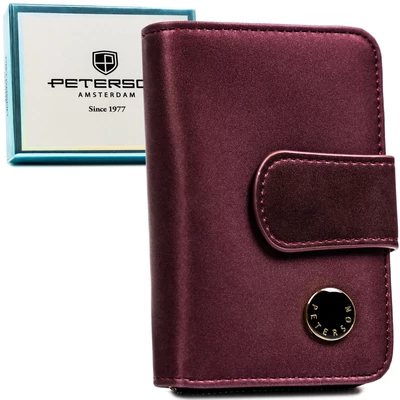 Peterson Női Pénztárca - Echo És Természetes Bőr Ptn Ps115-Hnl-2951 Purple