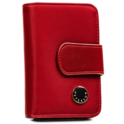 Peterson Női Pénztárca - Echo És Természetes Bőr Ptn Ps115-Hnl-2968 Red