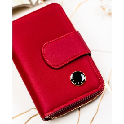 Peterson Női Pénztárca - Echo És Természetes Bőr Ptn Ps115-Hnl-2968 Red