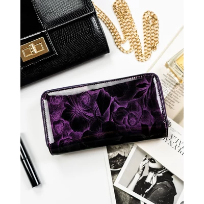 Peterson Női Pénztárca - Echo És Természetes Bőr Ptn Ps116-Hnl-2777 Purple