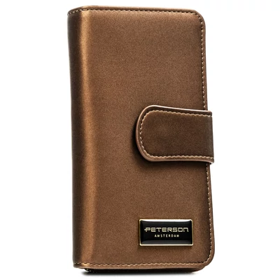 Peterson Női Pénztárca - Echo És Természetes Bőr Ptn Ps116-Hnl-2760 Brown