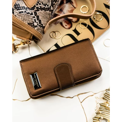 Peterson Női Pénztárca - Echo És Természetes Bőr Ptn Ps116-Hnl-2760 Brown
