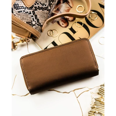Peterson Női Pénztárca - Echo És Természetes Bőr Ptn Ps116-Hnl-2760 Brown