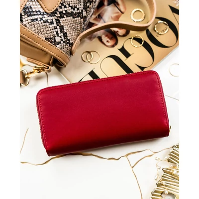 Peterson Női Pénztárca - Echo És Természetes Bőr Ptn Ps116-Hnl-2784 Red