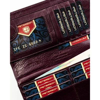 Peterson Női Bőr Pénztárca Ptn Ps1431-Fds-1725 Purple - Lila
