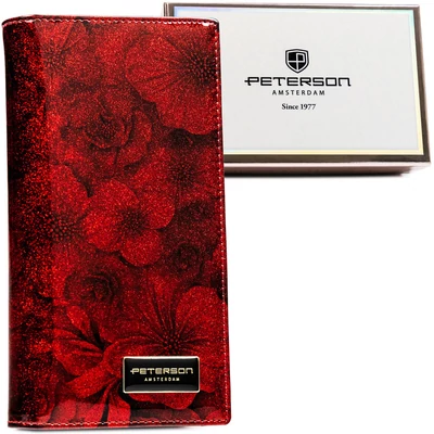 Peterson Női Bőr Pénztárca Ptn Ps1431-Fds-1749 Red - Piros