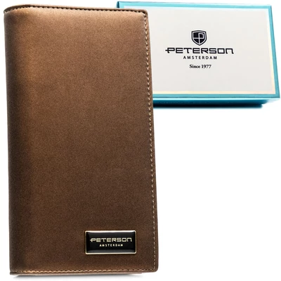 Peterson Női Pénztárca - Echo És Természetes Bőr Ptn Ps1431-Hnl-2852 Brown