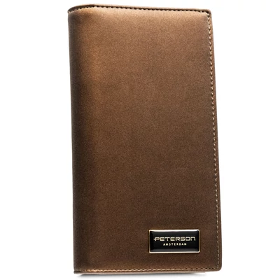 Peterson Női Pénztárca - Echo És Természetes Bőr Ptn Ps1431-Hnl-2852 Brown