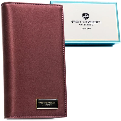 Peterson Női Pénztárca - Echo És Természetes Bőr Ptn Ps1431-Hnl-2869 Purple
