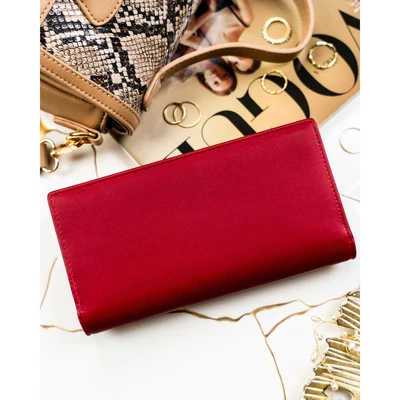 Peterson Női Pénztárca - Echo És Természetes Bőr Ptn Ps1431-Hnl-2876 Red