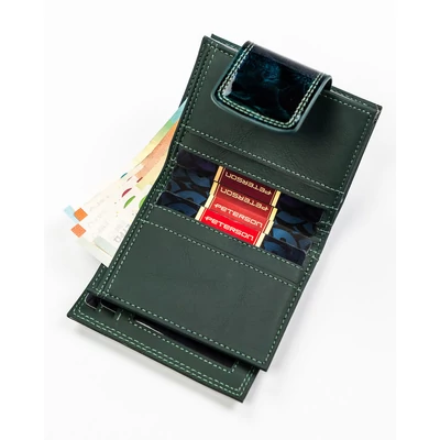 Peterson Női Bőr Pénztárca Ptn Ps329-Fds-1879 Green - Zöld