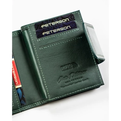 Peterson Női Bőr Pénztárca Ptn Ps329-Fds-1879 Green - Zöld