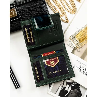 Peterson Női Bőr Pénztárca Ptn Ps329-Fds-1879 Green - Zöld
