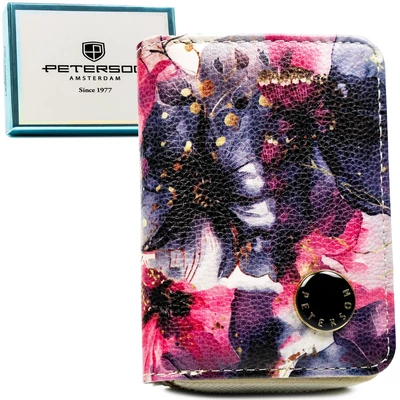Peterson Női Pénztárca - Echo És Természetes Bőr Ptn Px33-Pf2-4962 Blue