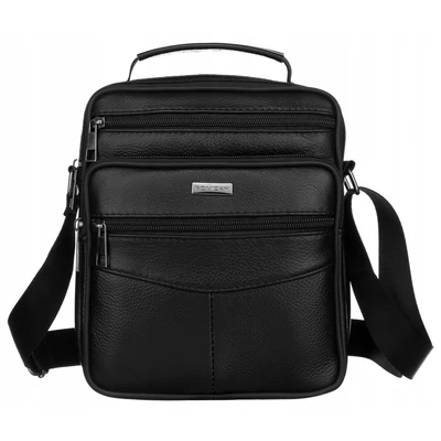 Rovicky Férfi Bőr Oldaltáska R-13203-M-3860 Black - Fekete