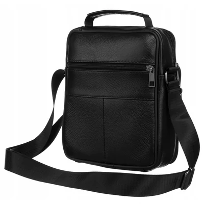 Rovicky Férfi Bőr Oldaltáska R-13203-M-3860 Black - Fekete
