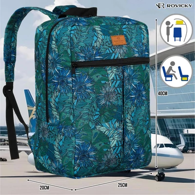 Rovicky Hátizsák | Kézipoggyász - Mintás - R-Pl-01-0415 S12 - 40 X 25 X 20 Cm - Csillámnos