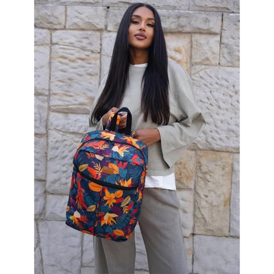 Rovicky Hátizsák | Kézipoggyász - Mintás - R-Pl-01-0422 S13 - 40 X 25 X 20 Cm - Csillámnos