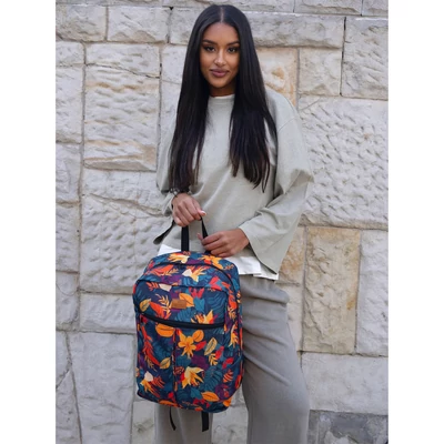 Rovicky Hátizsák | Kézipoggyász - Mintás - R-Pl-01-0422 S13 - 40 X 25 X 20 Cm - Csillámnos