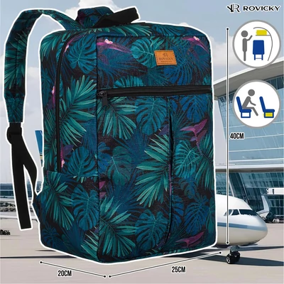Rovicky Hátizsák | Kézipoggyász - Mintás - R-Pl-01-0460 S17 - 40 X 25 X 20 Cm - Csillámnos