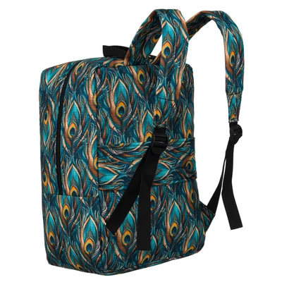 Rovicky Hátizsák | Kézipoggyász - Mintás - R-Pl-01-0477 S18 - 40 X 25 X 20 Cm - Csillámnos