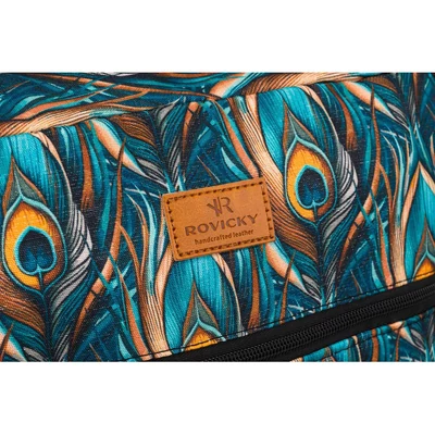 Rovicky Hátizsák | Kézipoggyász - Mintás - R-Pl-01-0477 S18 - 40 X 25 X 20 Cm - Csillámnos