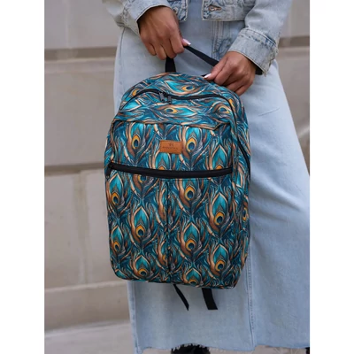 Rovicky Hátizsák | Kézipoggyász - Mintás - R-Pl-01-0477 S18 - 40 X 25 X 20 Cm - Csillámnos