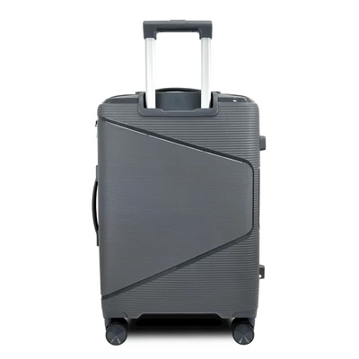 Zellia Polipropilén Bőrönd Ppb088 - Sötét Szürke S Méret - 55 X 40 X 20 Cm