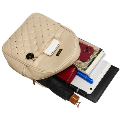 Peterson Női Hátizsák Ptn Spy-1-F19-0866 L.Beige - Világos Beige