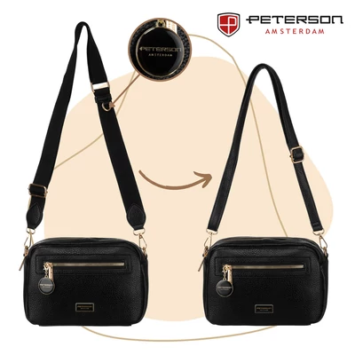 Peterson Női Oldaltáska Sty-1-F19-0941 Black - Fekete