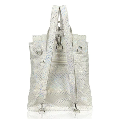 Zellia Női Hátizsák Td22013 Beige - Színes Hologram -