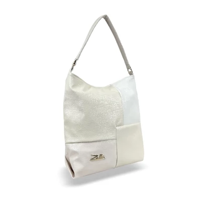 Zellia Női Válltáska Zlb111 Fehér-Beige - Shiny -