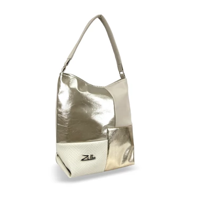 Zellia Női Válltáska Zlb111 Beige-Arany - Crown -