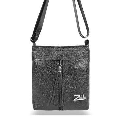 Zellia Női Oldaltáska ZLB199 Fekete - Lakk-Crystal -
