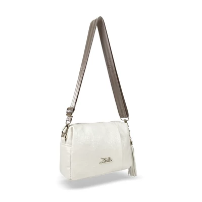 Zellia Női Oldaltáska Zlb210 Világos Beige - Shiny -