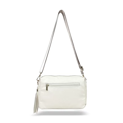 Zellia Női Oldaltáska Zlb210 Világos Beige - Shiny -